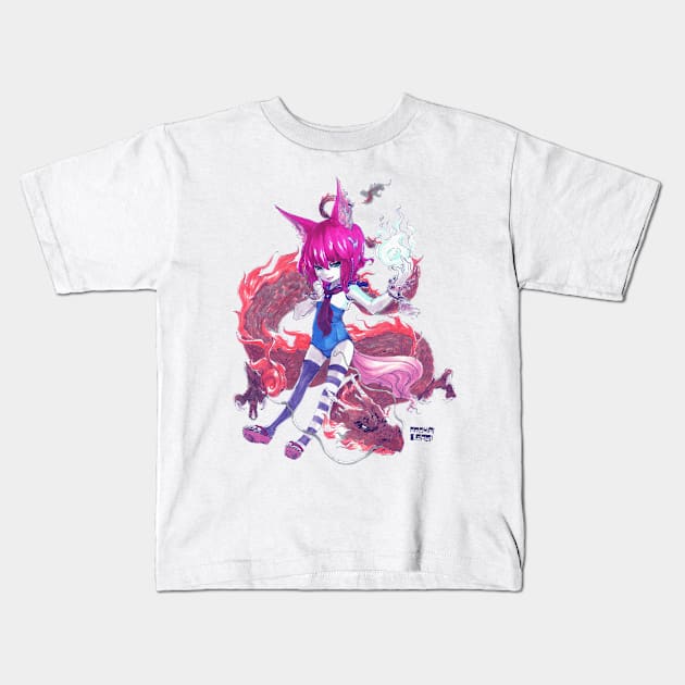 lolidragon Kids T-Shirt by ArchiriUsagi